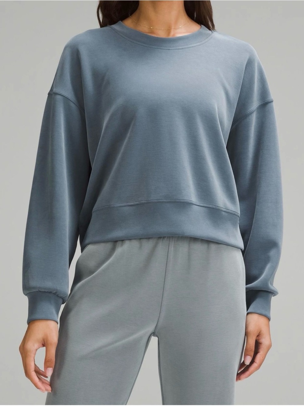 Lululemon Relaxed Crewneck Sweatshirt - Dusty Blue